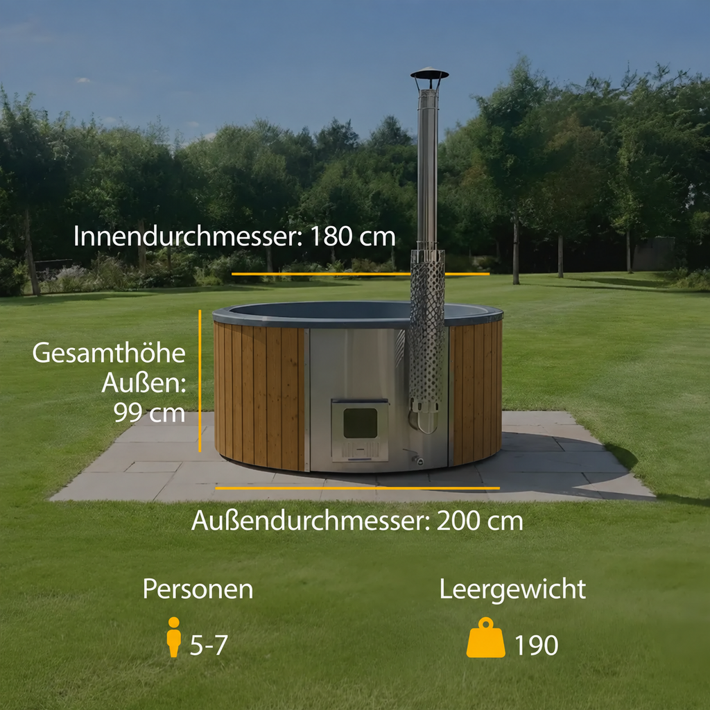 Hot Tub Klassisch Rund